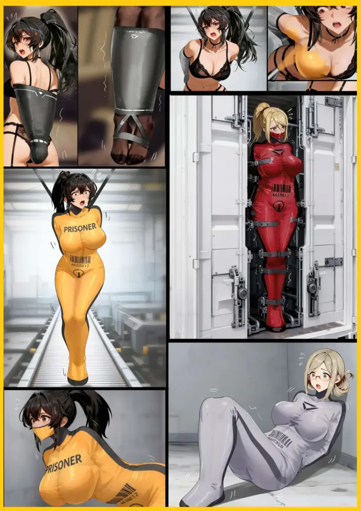 《经典乳胶美女工厂 01》超经典的乳胶包裹玩法 超规模的乳胶美女工厂 从绑架到改造拘束 一整套流水线 喜欢的不要错过~-5元站