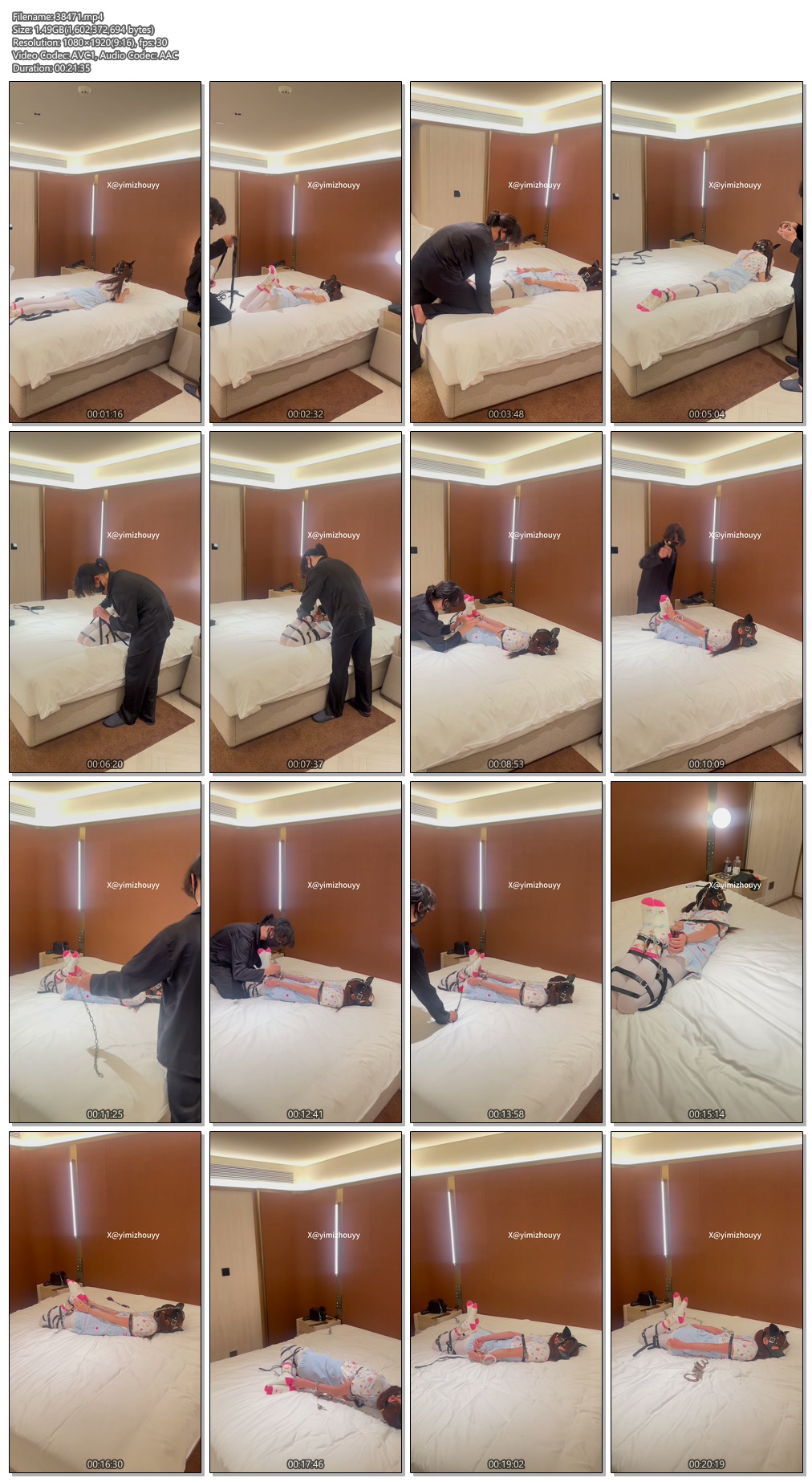 图片[2]-【薏米粥】【粥粥】[女儿服1]女儿服萝莉皮带镣铐锁链束缚+挠脚心抽打+挣扎脱缚-视频-5元站