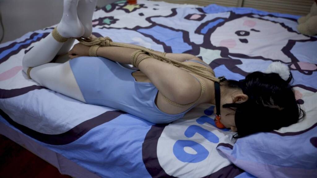 【Annie】【紧缚游戏】安妮白丝长腿芭蕾体服足尖鞋五花+驷马挠痒TK-视频-5元站