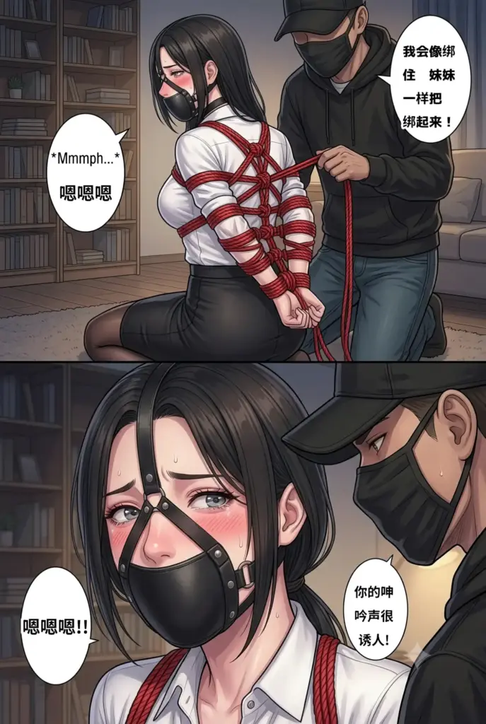 图片[2]-[捆绑女孩的爱好者] 猎捕并绑架美女6 (未遂的逃跑企图) - 5元站-5元站