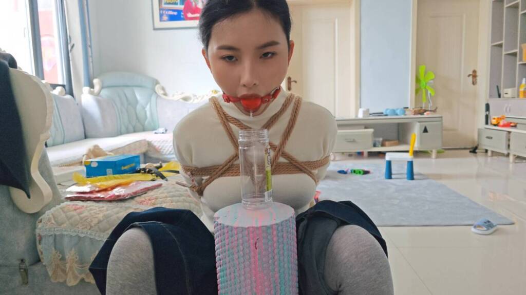 【王宁】捆绑口水收集第二部-视频-5元站
