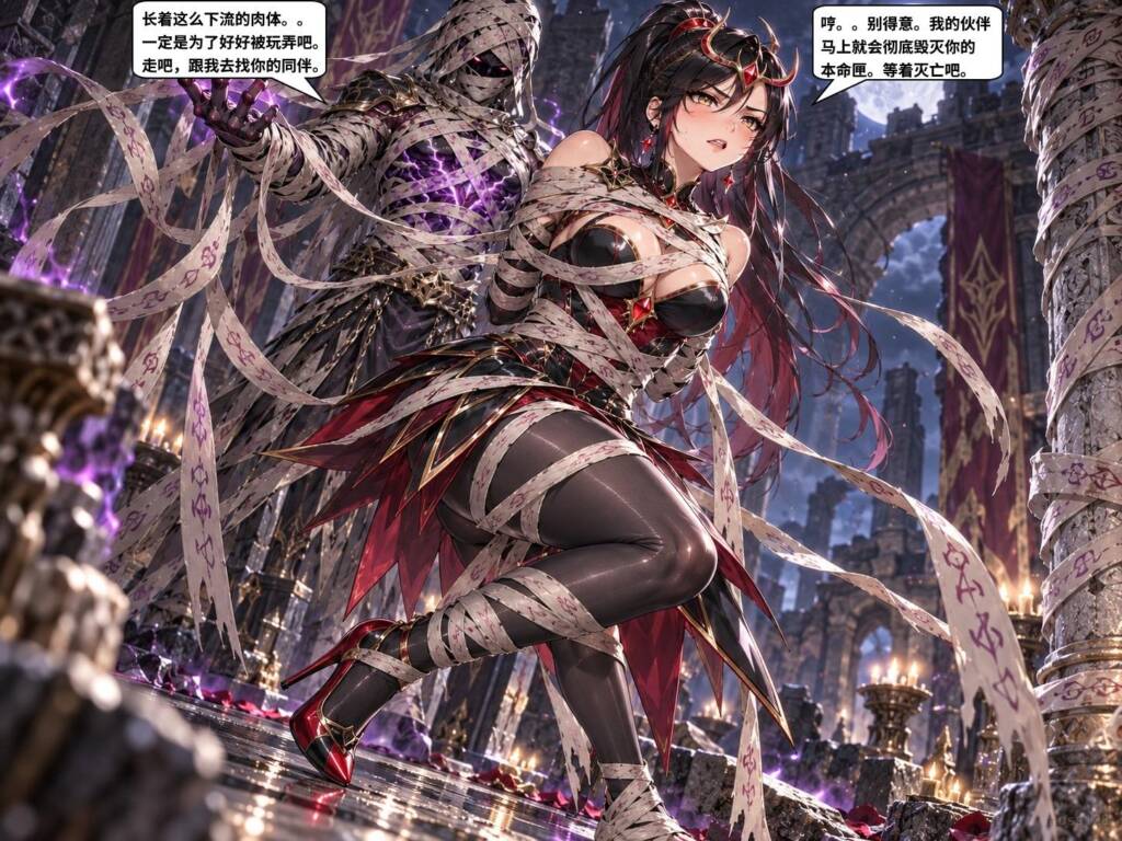 图片[3]-[moss128] 束缚万华镜 Vol.1 - —丝袜丽人们的华丽败北｜魔法少女 × 女飞贼双篇合集 丝袜、绳索、魔法绷带、华丽礼装与步步陷落的危机 [63P] - 5元站-5元站