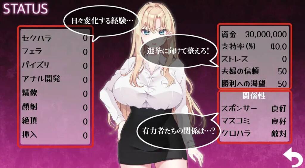 图片[3]-[SLG/PC/中文] NTR政治 JP 〜爆乳政治家的选举活动记录！输给政敌什么的绝对不可能〜-游戏-5元站