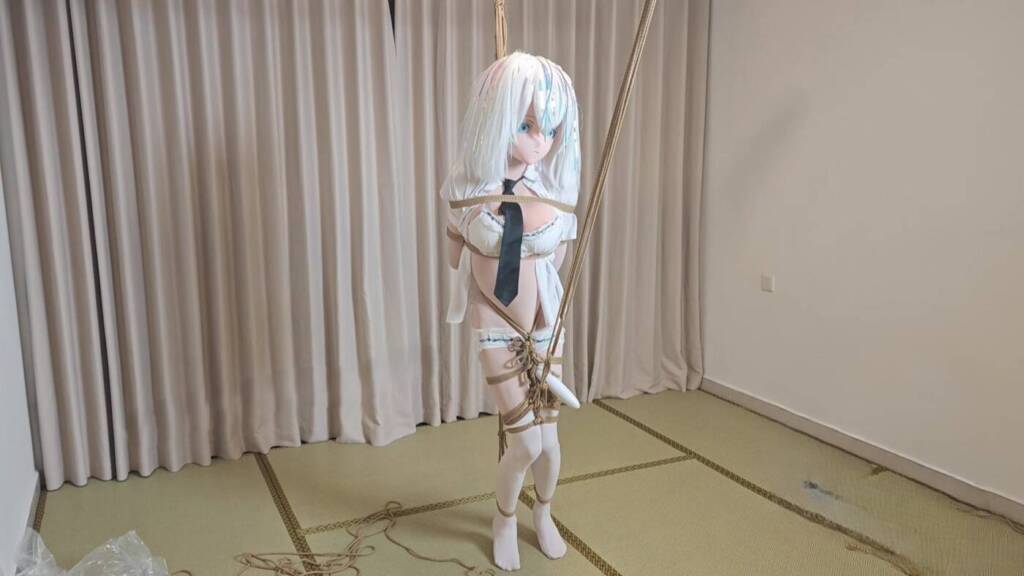 图片[2]-【星星工作室】宝石之国·钻石kigurumi kig悬吊呼吸控制+强制踮脚+呼吸控制+郊狼电击+棒棒+K9牵引爬行-视频-5元站