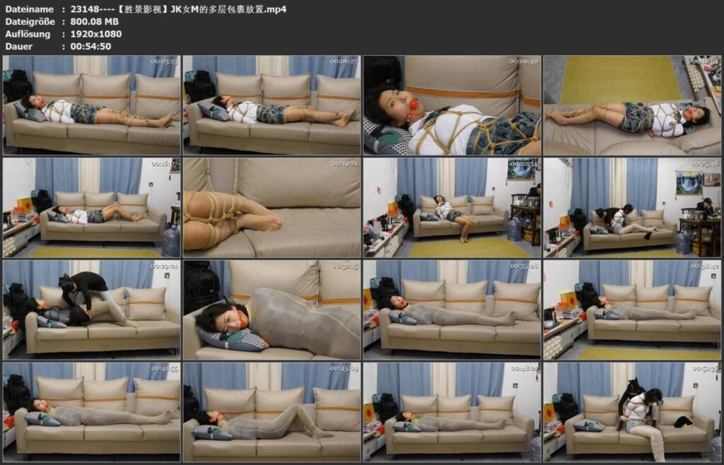 图片[3]-【胜景影视】JK女M的多层包裹放置-视频-5元站