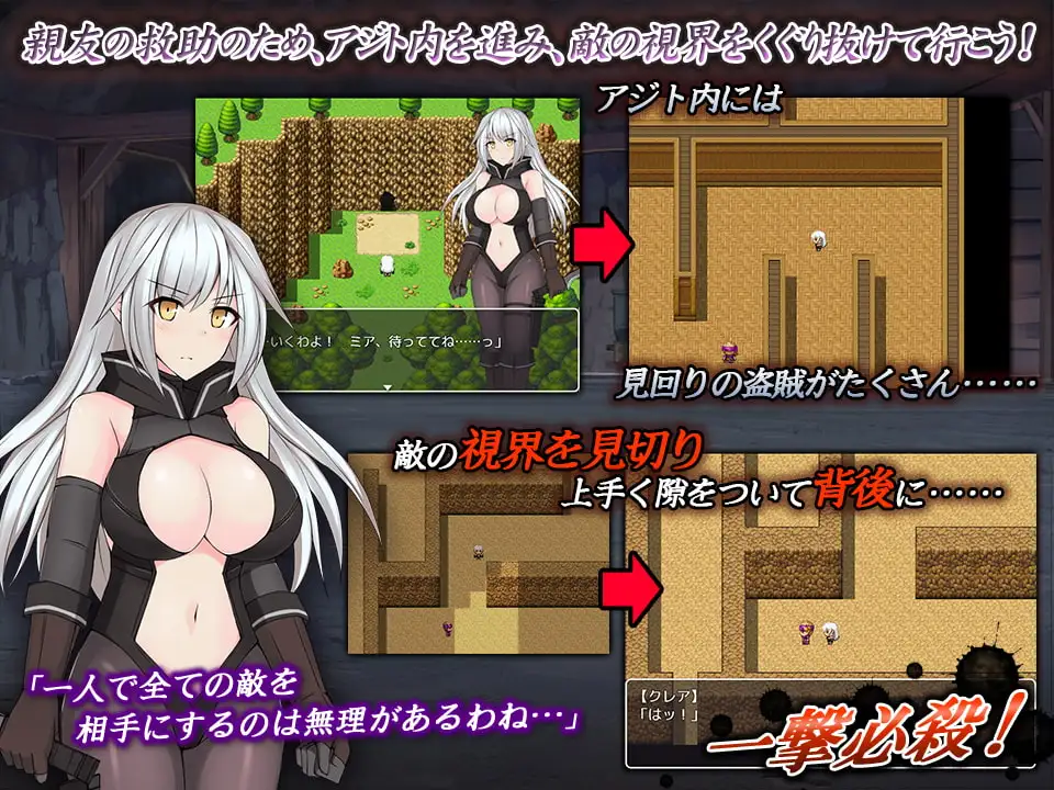 图片[2]-[RPG/PC/生肉] 元アサシンの令嬢救出作戦 盗賊のアジトへの単独潜入-游戏-5元站