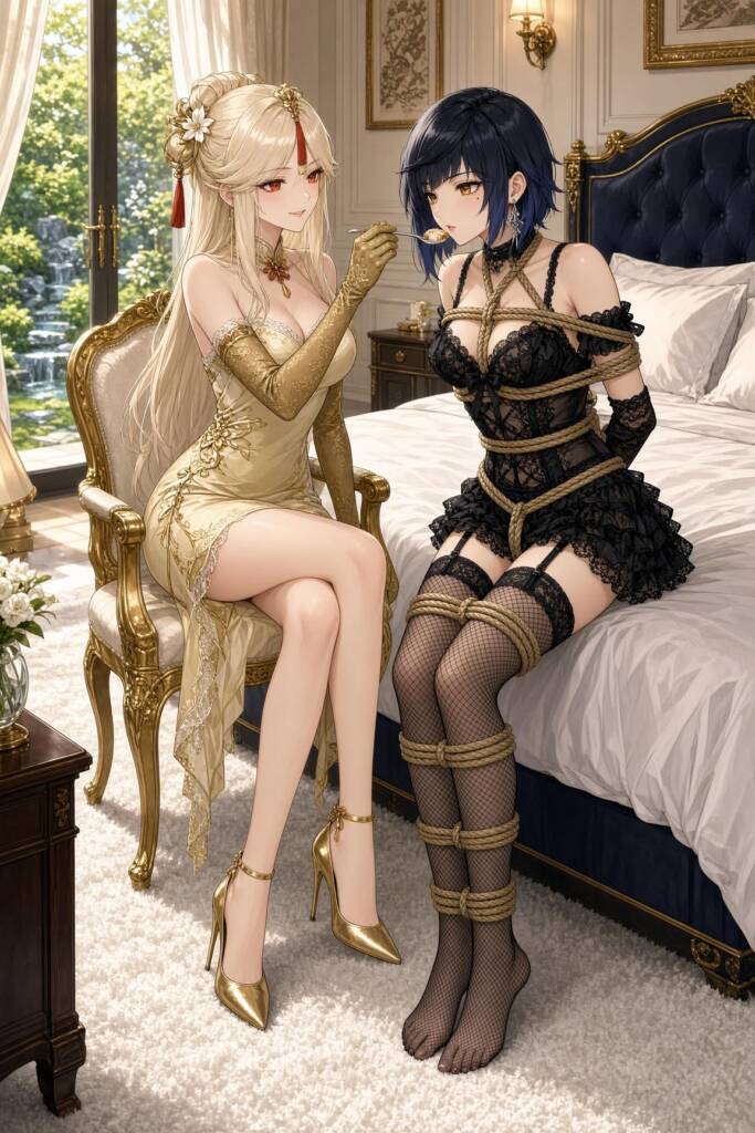 图片[2]-[sui bi] 夜兰与凝光的闺蜜游戏（上集） [39P] - 5元站-5元站