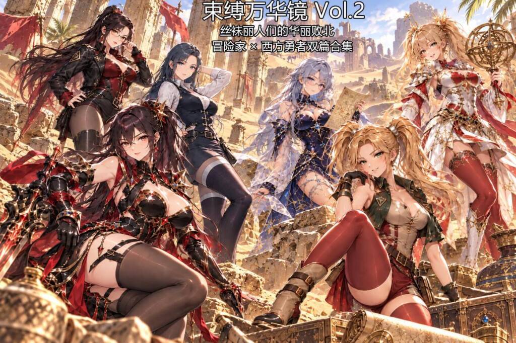 《束缚万华镜 Vol.2》——丝袜丽人们的华丽败北｜冒险家 × 西幻勇者双篇合集–藤蔓、陷阱、绳索、暗精灵与遗迹深处的层层危机-5元站