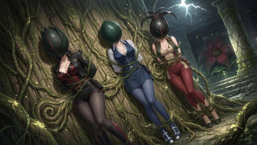 图片[3]-[moss128]《束缚万华镜 Vol.2》 - 丝袜丽人们的华丽败北｜冒险家 × 西幻勇者双篇合集-藤蔓、陷阱、绳索、暗精灵与遗迹深处的层层危机 [65P] - 5元站-5元站