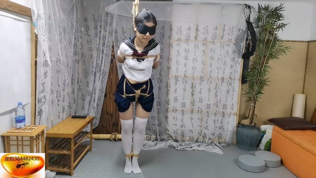 【绳舞飞扬】麦麦四马吊……麦麦调教在升级中、本期紧缚+吊脚+四马空中吊+kb-视频-5元站