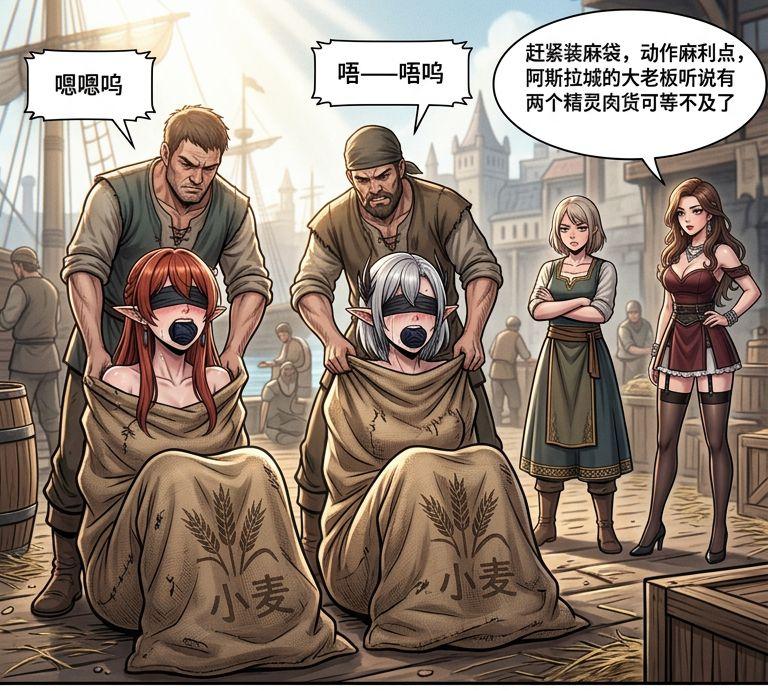 图片[4]-[夏目wzx] 森之精灵的绑架凌辱地狱（下集） [52P] - 5元站-5元站