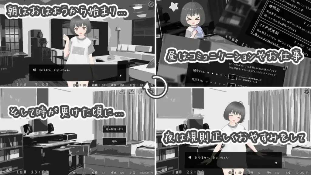 图片[5]-[SLG/PC/安卓/AI汉化] 从将妹妹认知为雌性开始的三十个夜晚 妹をメスと認識してからの三十夜v1.01-游戏-5元站