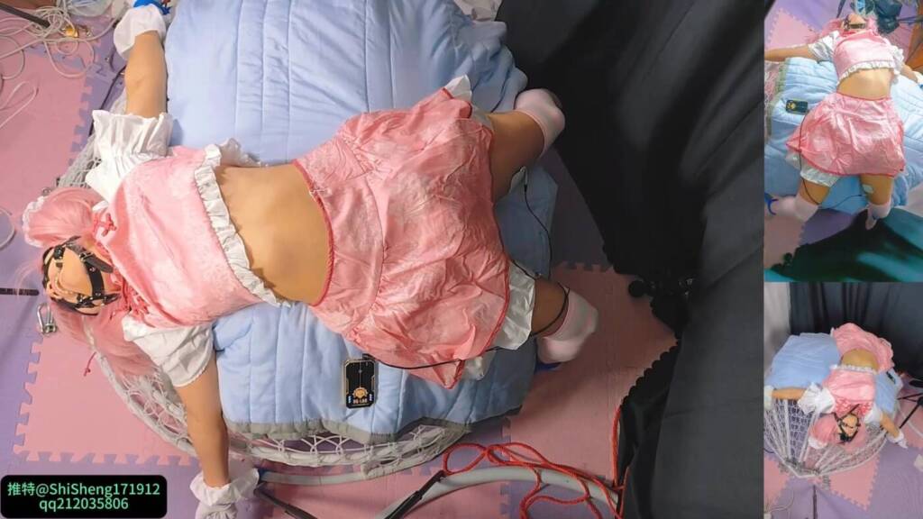 【时生】魔法少女小圆cos福利视频，反弓身体+棒棒-视频-5元站