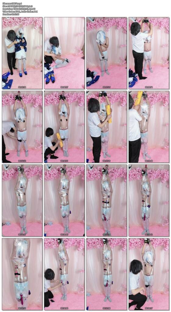 图片[2]-【时生】水神芙宁娜系列第二弹来啦，芙宁娜小姐的果体全包惩罚（强行扒衣服，x字ru贴，士下座，吊起双手，电击，跳dan，三点刺激，保鲜膜全包，时长42分钟）-视频-5元站