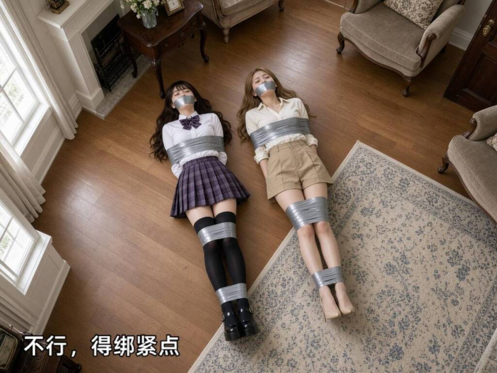 图片[4]-[大呲花hhh] DID剧情大作:高薪陷阱 jk甜妹成熟御姐双双遇劫，遭绑架凌辱调教 [129P] - 5元站-5元站