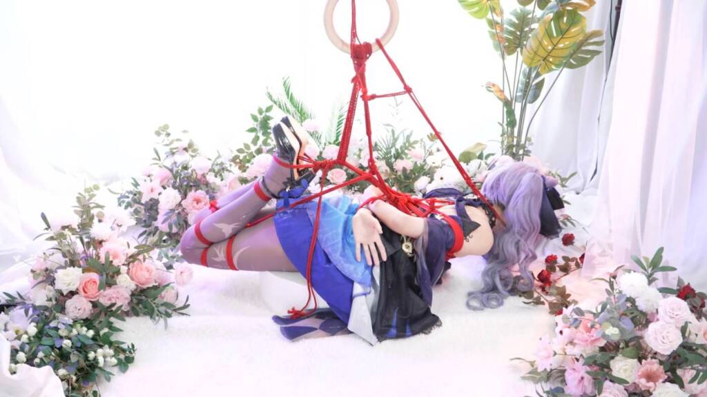图片[2]-【叶沫沫】刻晴霓裾翩跹Cosplay驷马缚试镜-视频-5元站