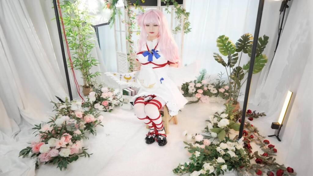 【叶沫沫】新企划【绳录】第零期试做刊，圣园未花Cosplay绳缚记录-视频-5元站