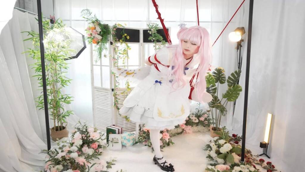 图片[2]-【叶沫沫】新企划【绳录】第零期试做刊，圣园未花Cosplay绳缚记录-视频-5元站