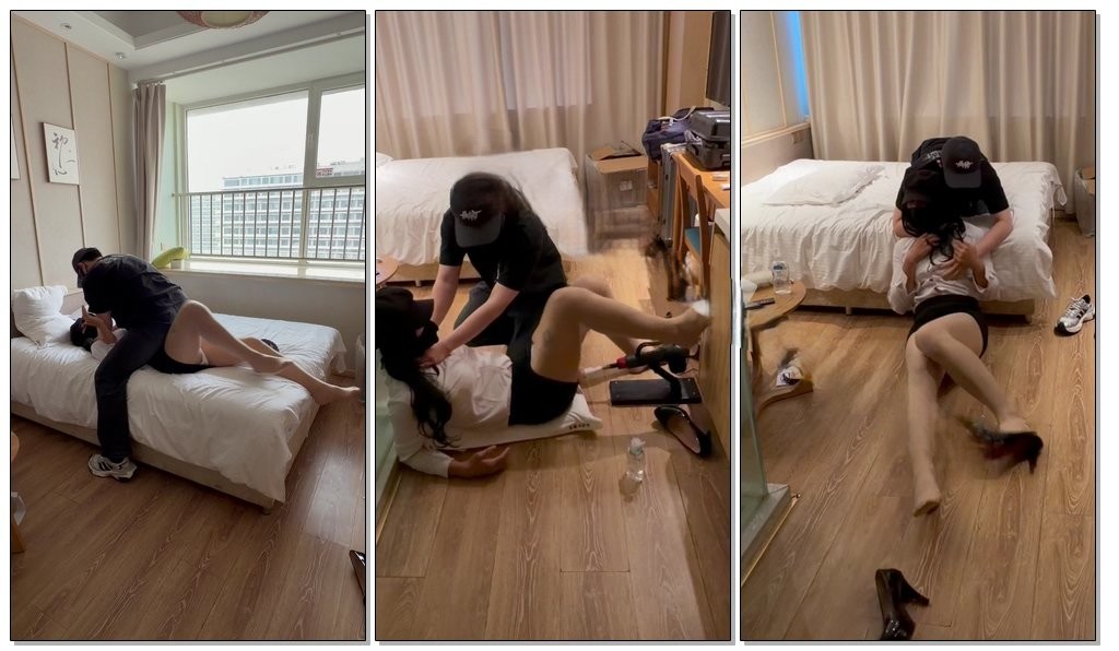 【hx0532】下班后被下药迷晕的OL~多次勒脖子、窒息昏迷，最后失禁 剧情+昏迷+窒息+勒死+冰恋+失禁+炮机-视频-5元站