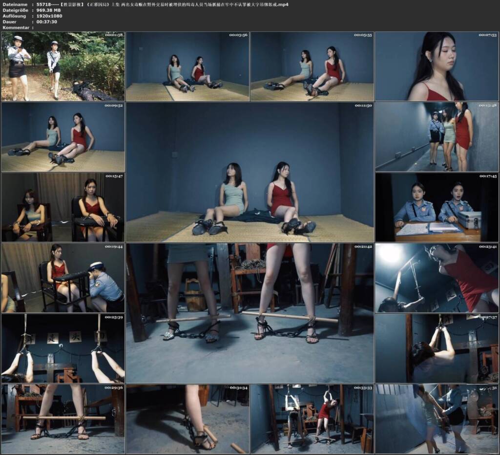 图片[2]-【胜景影视】《正邪囚局》上集 两名女毒贩在野外交易时被埋伏的缉毒人员当场抓捕在牢中不认罪被大字吊绑惩戒-视频-5元站