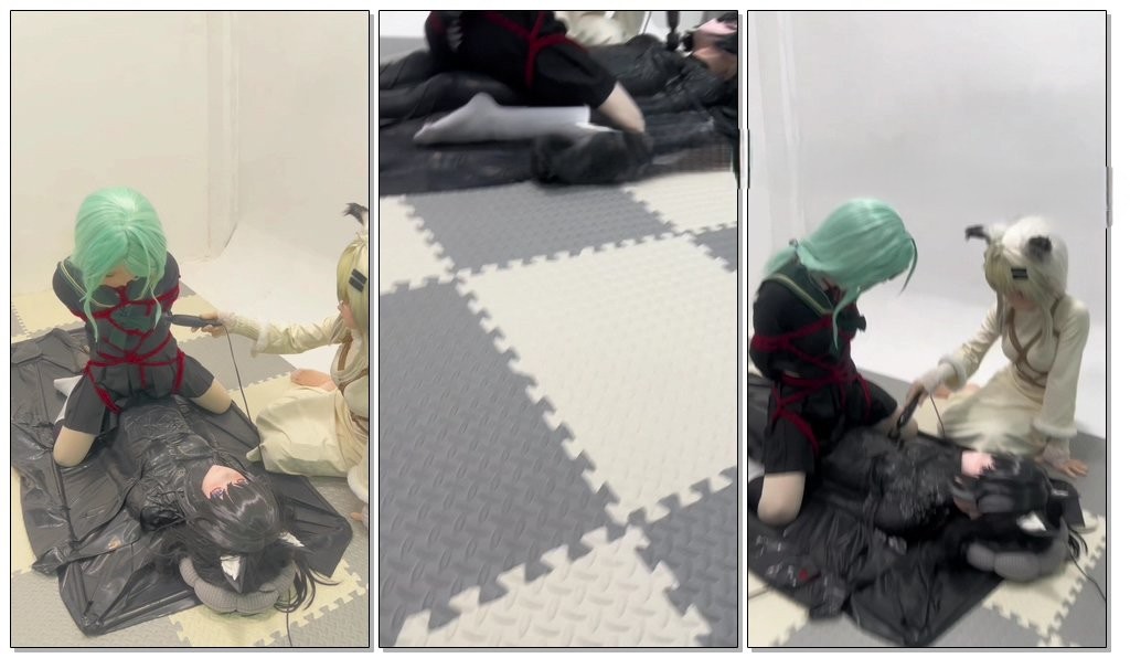 【汐月原创】拉普兰德kig同时欺负被封在胶里的德克萨斯和跨在德克萨斯身上的绿头娃娃-视频-5元站
