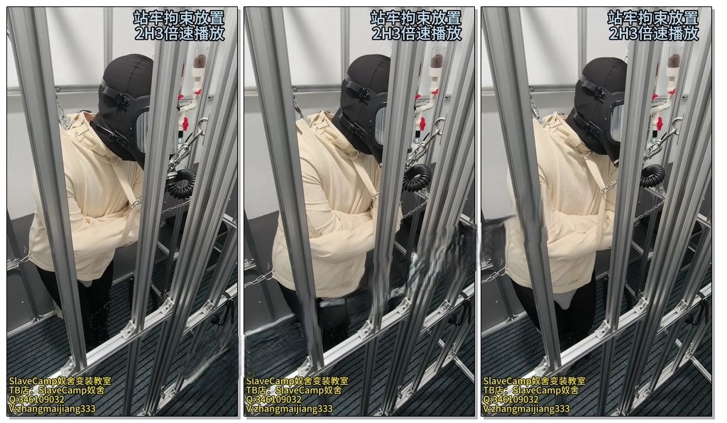 【奴舍】小M站牢拘束放置2h-视频-5元站