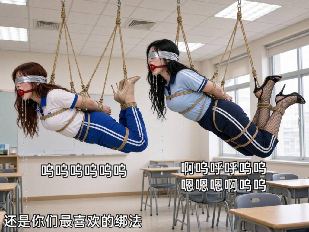 图片[5]-[大呲花hhh] DID剧情大作:绑架女高(二) 清纯女高双双被绑架调教，口球滴蜡tk鞭打强＊高跟凉鞋校服等多种元素！龟甲犬缚驷马并腿踮脚等多重姿势！ [123P] - 5元站-5元站