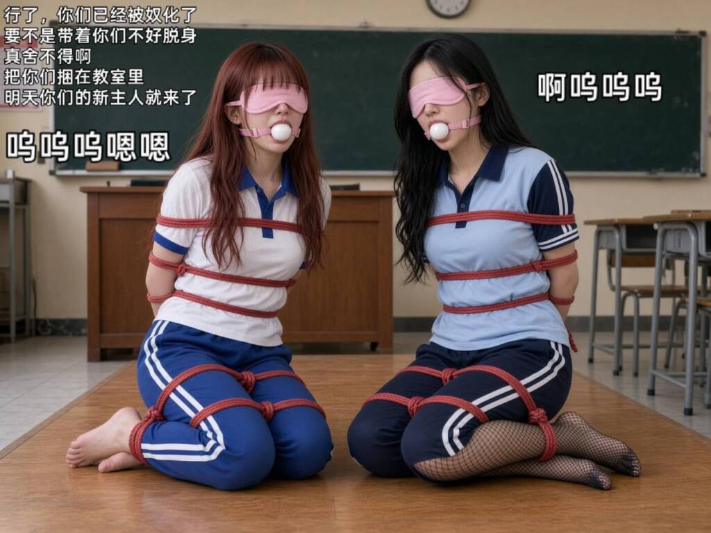 图片[4]-[大呲花hhh] DID剧情大作:绑架女高(二) 清纯女高双双被绑架调教，口球滴蜡tk鞭打强＊高跟凉鞋校服等多种元素！龟甲犬缚驷马并腿踮脚等多重姿势！ [123P] - 5元站-5元站