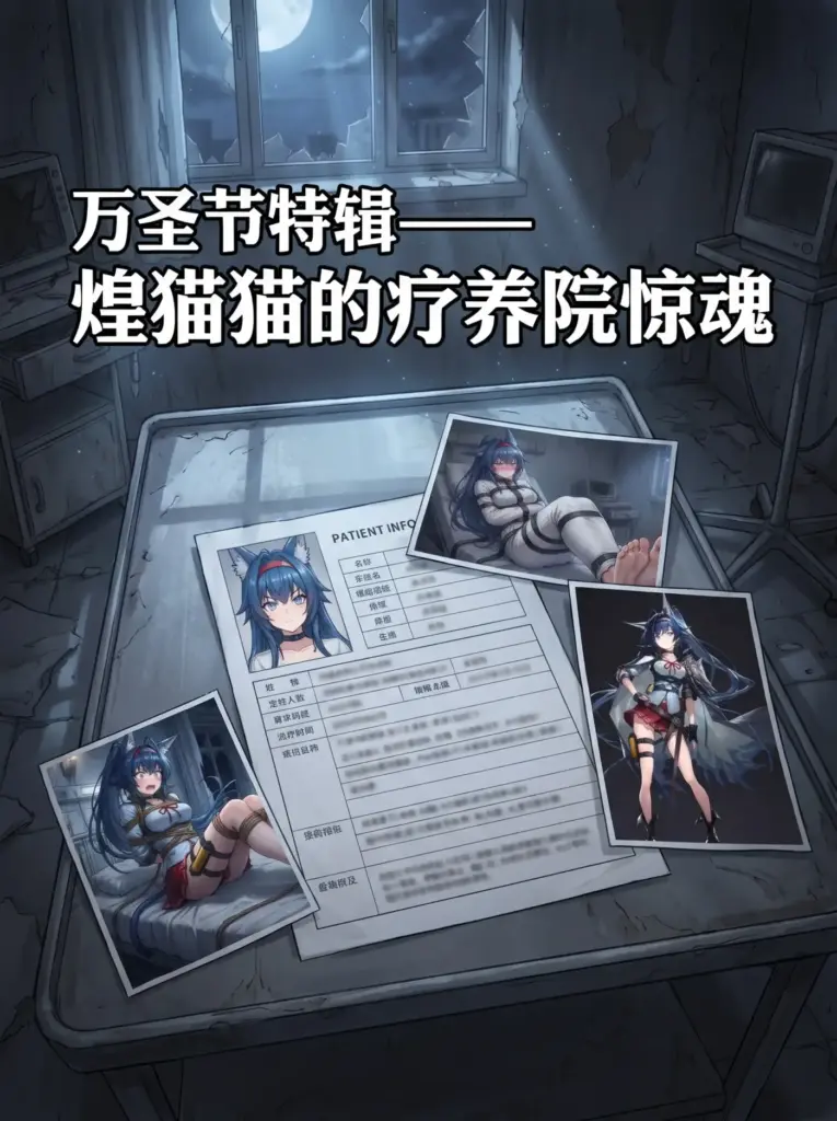 [空影]【明日方舟】万圣节精彩特辑 - 煌猫猫的疗养院惊魂 [24P] - 5元站-5元站