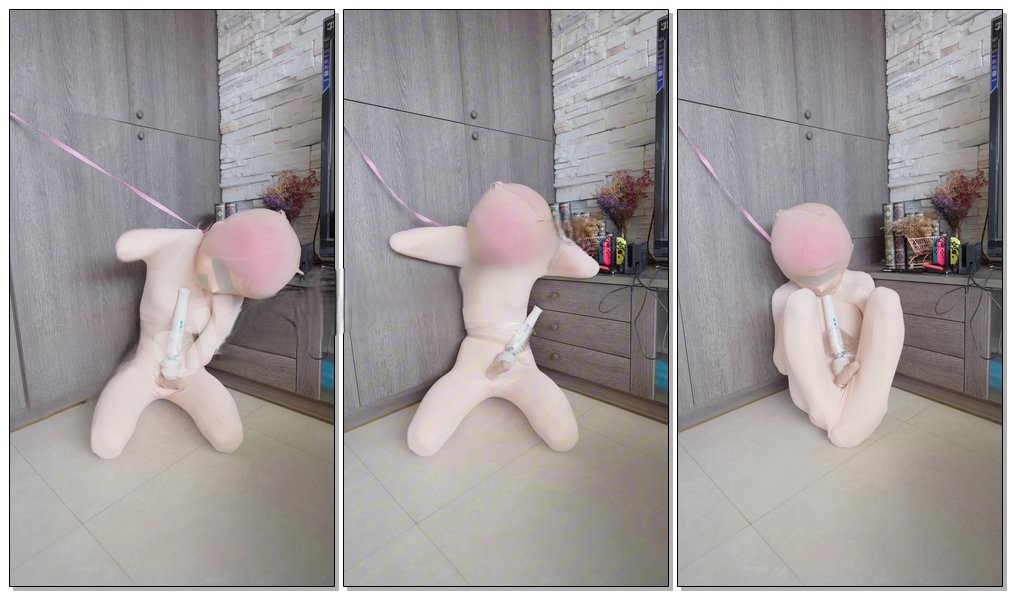 【哈哭實驗室】kig K9狗狗放置训练！呼吸控制，胶带堵嘴，丝袜套头-视频-5元站