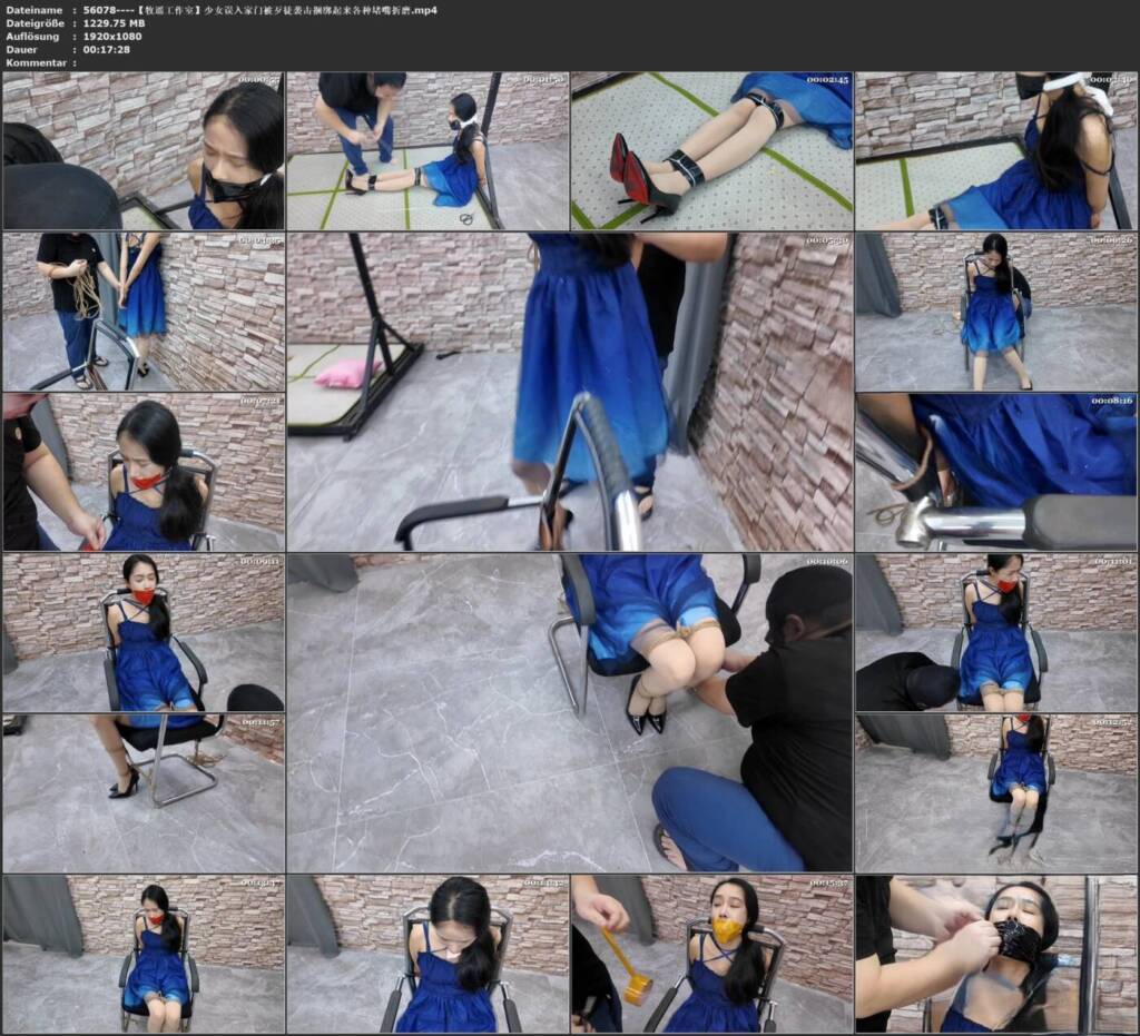 图片[2]-【牧遥工作室】少女误入家门被歹徒袭击捆绑起来各种堵嘴折磨-视频-5元站